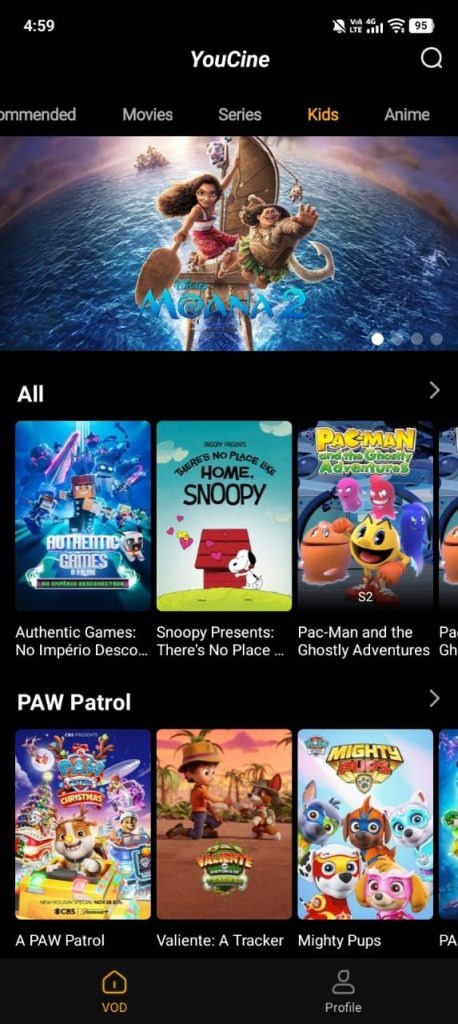 YouCine APK Features